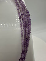 Natural 2mm Amethyst Necklaces