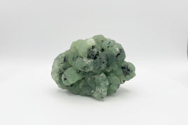 Prehnite mixed with Green Tourmaline Raw Specimen #11
