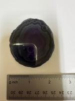 Dyed Purple Agate Slice #25