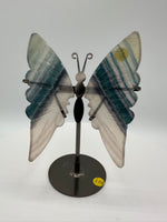 Fluorite Butterfly Wings & Stand #2