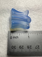 Carved Blue Opalite Ghost