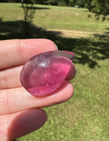 Pear Shape Candy Fluorite Cabochon #15