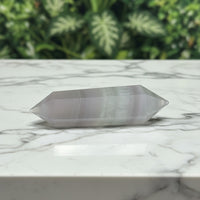 Yttrium Fluorite Double Terminated Wand Scepter #2