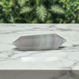 Yttrium Fluorite Double Terminated Wand Scepter #2