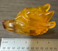 Fluorite Dragon Head Carving #1
