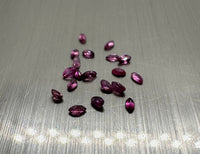 Ruby 2x1mm Marquise