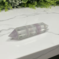 Yttrium Fluorite Double Terminated Wand Scepter #5