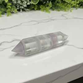 Yttrium Fluorite Double Terminated Wand Scepter #5