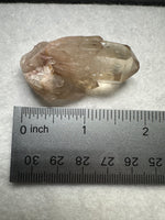 Kundalini Natural Citrine Crystal, D R Congo, Lightbrary #10 with Rainbow