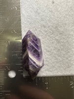 Double Terminated Chevron Amethyst Point #6