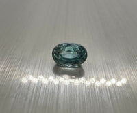 Blue Zircon 6x4mm Oval 1.05ct