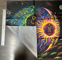 Mystical Sun and Moon Altar/Tarot Cloth