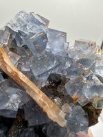 Blue Fluorite, Galena, Barite Specimen, Bingham, New Mexico