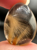 High Quality Gold Rutilated Quartz Teardrop