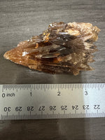 Natural Amber Calcite Raw Specimen UV Reactive #16