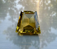 Prasiolite 30x27x20mm Fancy Cut 84.10ct