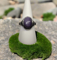 Natural Charoite Ring #3