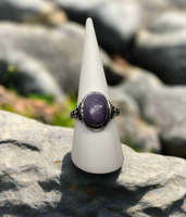 Natural Charoite Ring #3