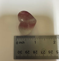 Candy Fluorite Carved Heart #10