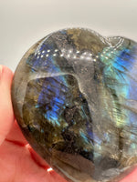 Large Beautiful Labradorite Heart