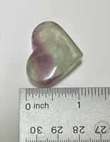 Candy Fluorite Carved Heart #5