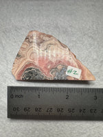 Rhodochrosite Slab #2 – Pink & Cream Banded Polished Collector Specimen