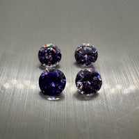 Lavender Purple 5mm Cz