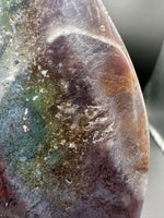 Ocean Jasper Polished Arrow Flame Freeform #2 – Green & Multicolor