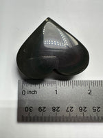 Rainbow Sheen Obsidian Heart #5