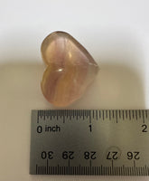 Candy Fluorite Carved Heart #15