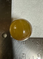 Yellow with Purple Fluorite Sphere #16