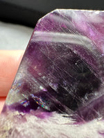 Feather Fluorite Free Form with Rainbow #5