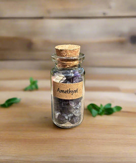 Amethyst Chips In Bottle
