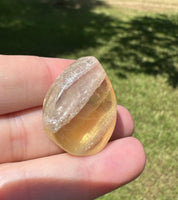 Pear Shape Candy Fluorite Cabochon #11