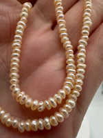 Peach Freshwater Pearl Strand #8