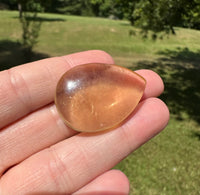 Pear Shape Candy Fluorite Cabochon #20