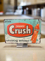 Orange Crush Replica Tin Sign