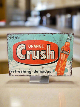 Orange Crush Replica Tin Sign