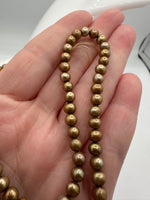 Golden Freshwater Pearl Strand #15