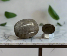 Flower Agate Palm Stone #2