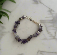 Gemstone Chip Bracelets with Clasp