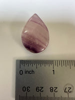 Pear Shape Candy Fluorite Cabochon #19