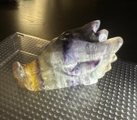 Fluorite Dragon Head Carving #10