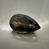Smoky Quartz 30x18mm Pear Shape 40.25ct