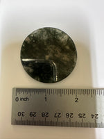 Moss Agate Polished Round Slice #11
