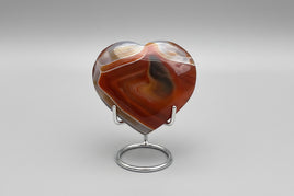 Carnelian Heart Palm Stone #10