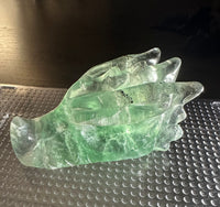 Fluorite Dragon Head Carving #15