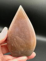 Ocean Jasper Polished Arrow Flame Freeform #4 – Peach & Moss Green – 147g