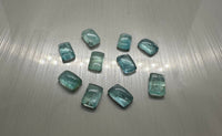 Chrome Fluorite 5x3mm Octagon Cab