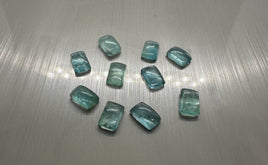 Chrome Fluorite 5x3mm Octagon Cab